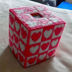 Valentine tissue box cover